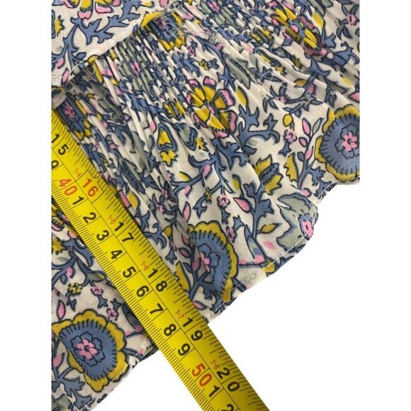 Boden Womens Skirt UK 14 US 10 Mini Multi Floral Print Plisse Layered R0178 NWT - Picture 10 of 11